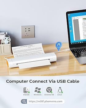 Pmo M08F プリンター Amazon.co.jp: Phomemo M08F A4モバイルプリンター ストレージ